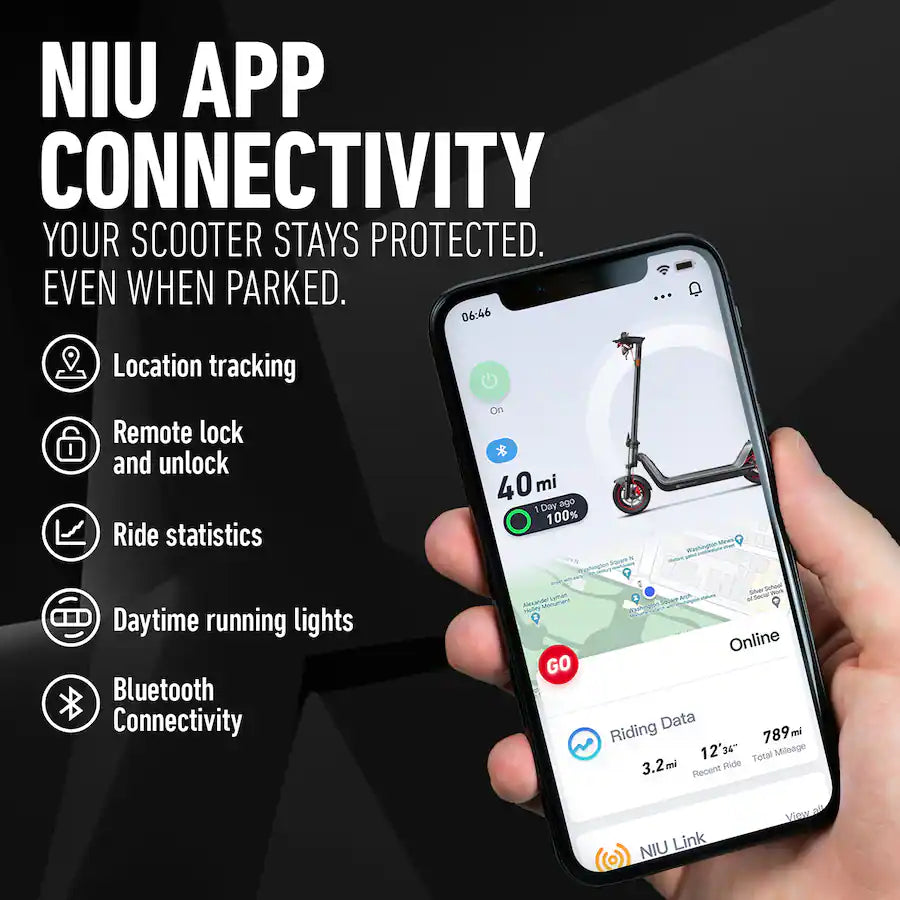 NIU KQi 300X Electric Scooter - Refurbished (Good) - Falcon Scooters