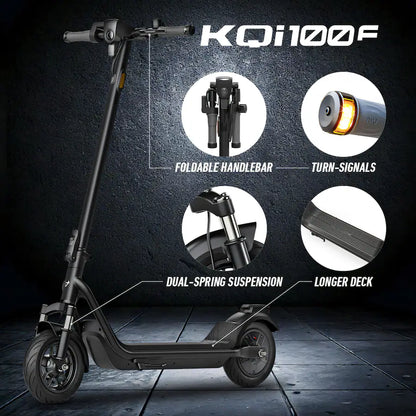 NIU KQi 100F Electric Scooter - Refurbished (Good) - Falcon Scooters