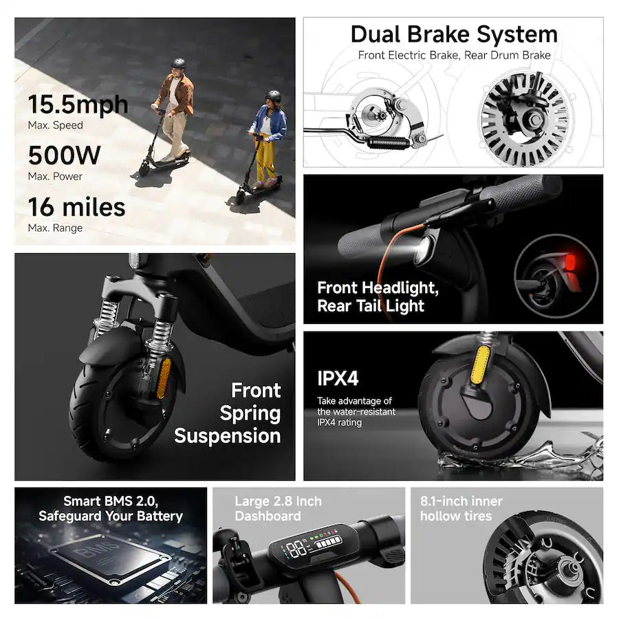 Segway Ninebot E2 Plus II Electric Scooter - Refurbished (Good) - Falcon Scooters