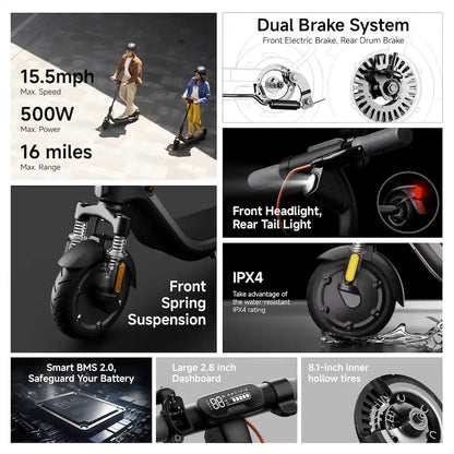 Segway Ninebot E2 Plus II Electric Scooter - Refurbished (Good) - Falcon Scooters